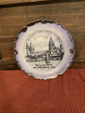 Vintage Mainz Am Rhein Der 1000 Jährige Dom Germany Decorative Wall Plate picture