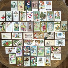 ANTQ Postcard Lot #51 Holiday XmasAnniversary Easter Thanksgiving Elgin, More picture