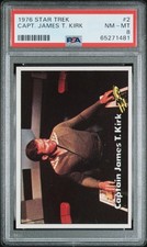 1976 Star Trek #2 Captain James T. Kirk PSA 8 NM-MT picture