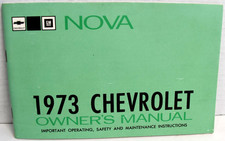 1973 Chevy Nova Owner's Manual Original OEM *MINT* picture