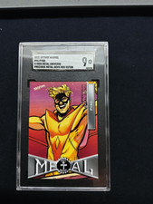 2021 SkyBox Metal Universe Marvel X-Men #91 Pyro SGC 9 POP ONE BOMB 22/100 picture