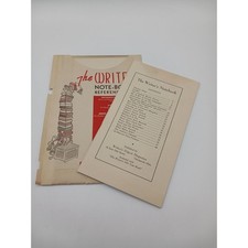 1941 The Writer's Note-Book & Reference Guide Magazine Ephemera Cincinnati picture