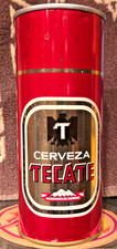 1970 BOTTOM OPENED MEXICO TECATE PULL TAB BEER CAN CERVEZA STEEL EMPTY 16 OUNCE picture