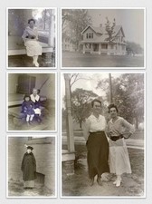 5 Antique Glass Plate Negatives (5