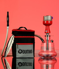 ODUMAN N4 Midi GLASS Stainless Steel Shisha Hookah, Bowl Ignis Tong Nargile SET picture