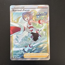 Pokemon Cards Korrina's Focus 160/163 Battle Styles Ultra Rare NM picture