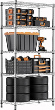 1250 Lbs Steel Heavy Duty 5-Tier Utility Shelving Unit Steel Organizer Wire Rack picture