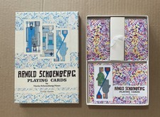 Arnold Schoenberg Piatnik Playing Cards Complete 52 Deck Booklet Vintage 1981 picture