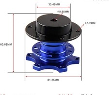 BestTeam Universal Steering Wheel Snap Off Quick Release Hub Adapter Boss Kit picture