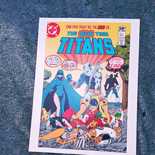 DC The New Teen Titans Poster Print - George Perez Cover Art, Unframed picture
