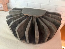 Antique Handmade 12-Slot Axe Tool Display Rack Logging Sawmill Folk Industrial picture