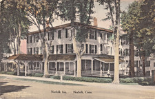 Norfolk CT The Norfolk Inn circa 1930s Unused Albertype Co Postcard picture