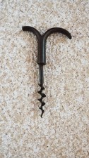 Vintage Cast Iron Super French Eyebrow Corkscrew picture