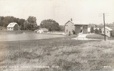 Oskaloosa IA * City Water Works  1941  RPPC  L.L. Cook B412 * Mahaska Co. picture