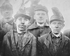 1911 Child Coal Miners Shaft #6 South Pittston, Pennsylvania 8x10 Photo #1 picture