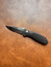Vintage Benchmade Mini Griptilian 556SBK 440C Combo Edge Mel Pardue USA picture