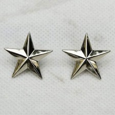 WW2 Pair US Army One Star Brigadier General Rank Insignia Badges US picture
