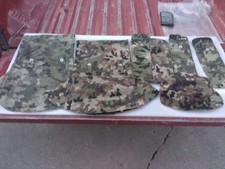 Rare West German  Reversable Amobeatarn Camoflage Lot Of 7 Pieces picture