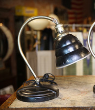 Vintage Industrial Drafting Lamp Desk Light machine age Faries Oc White era picture