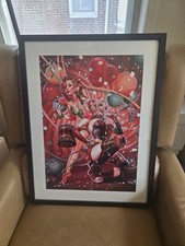 Harley Quinn And Poison Ivy DC Collectibles Art Sideshow Collectibles 97/400 picture