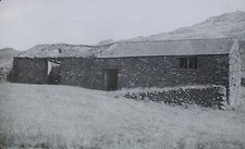Barn in Cockley Beck, Duddon,  England, Pre-1937, Magic Lantern Glass Slide picture