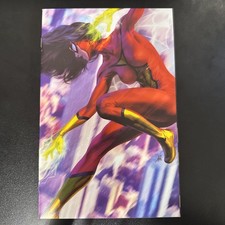 Spider-Woman #1 1:500 VERY RARE 🔥 Stanley Artgerm Lau Incentive Virgin NM picture