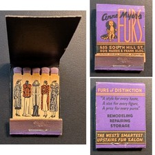 Feature Matchbook Anne Myers Furs picture