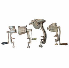 Manual Grinders vintage clamp on x 4 picture
