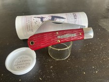 GEC 47P116 Red Bottle Glass Jig Bone. 2016 #47 Pruner. 1 Of 75 Produced. NOS picture