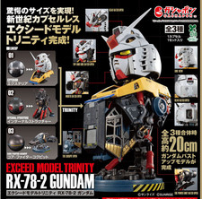 EXCEED MODEL TRINITY RX-78-2 Gundam Standard 3 Set No LED Bandai Japan picture