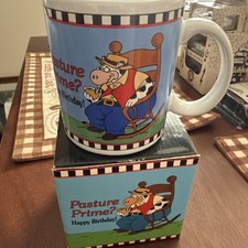 Papel Freelance Pasture Prime? Happy Birthday Coffee Mug Cup New NOS picture