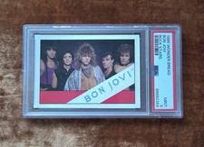 PSA 9 1985 Wonder Bread Rock Stars Bon Jovi Rookie Population 2 Only ONE 10 HOF picture