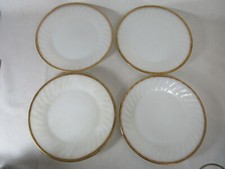 4 Anchor Hocking Fire King Gold Swirl Trim 9