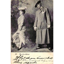 Antique 1905 J Murray Jordan Postcard 210 The Man Behind Humorous 1908 Postmark picture