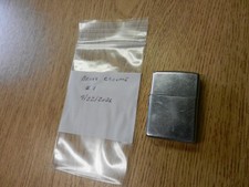 1968 Zippo Brush Chrome Lighter III III Shuts Well Used * Needs Flint/Fluid #1 picture