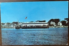 MARTHA'S VINEYARD EDGARTOWN MA MASS~Wharf & Waterfront Houses~1960's Postcard picture