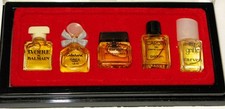 Vintage Les Meilleurs Parfums De Paris 5pc Miniature Perfume Set, 33oz, Unused picture