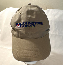 Johnstone Supply Beige Logo Baseball Cap Hat Advertising Sign picture