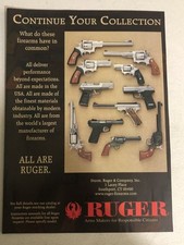 1997 Sturm Ruger Firearms Print Ad Advert pa9 picture