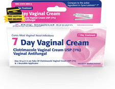 Clotrimazole USP 1% 7-Day Vaginal Cream 1.5 Oz (45G) Yeast Infection Treatment, picture