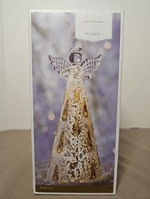 Pier 1 Imports Glass LED Angel 24 hr timer 3 LR44 coin cell batteries Christmas picture