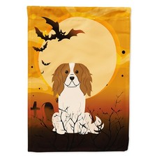 Caroline's Treasures Halloween Cavalier Spaniel House Flag BB4324CHF picture