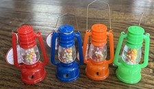 4 Sweet Sensations Candy Lantern Pencil Sharpeners Sealed Vintage Container picture