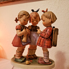 VINTAGE GOEBEL HUMMEL SCHOOL GIRLS  FIGURINE - WEST GERMANY picture