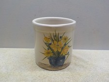 Vintage RRP Co. Stoneware Crock Hand-Painted 6 1/4