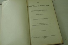 1906 National Formulary Book Apothecary American Pharmaceutical picture