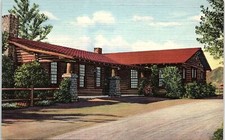 c1935 CODY WYOMING BUFFALO BILL'S MUSEUM UNPOSTED LINEN POSTCARD 41-120 picture