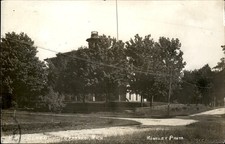 Saranac MI School Huntley Photo c1900s-10s Real Photo Vintage Postcard bhn picture