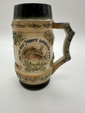 vintage German porcelain beer mug (Bierkrug)  factory in Thuringia, Germany. picture
