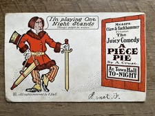 c1907 - Piece of Pie & One Night Stands, Prior Lake, MN Posted Antique Postcard picture